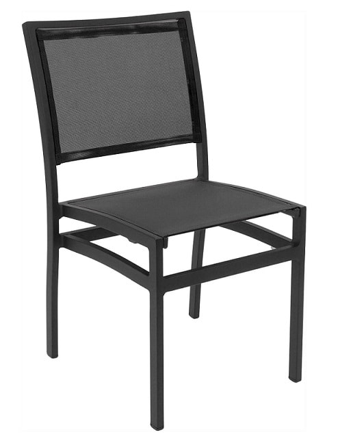 Restaurant Sling Performance Weave Outdoor Patio Chairs : 5 colors