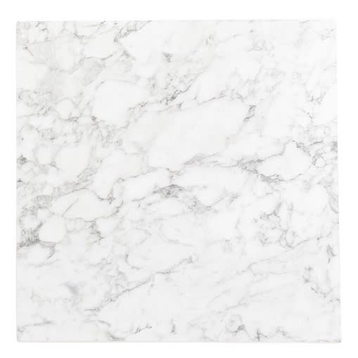 White Carerra Outdoor Laminate Restaurant Table Top