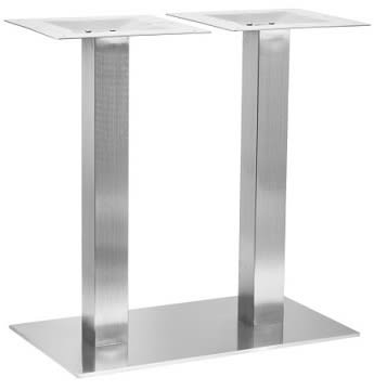Rectangle 16 x 28  Silver Table Top  Base