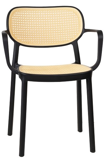 Tan & Grey Mesh Resin Arm Chair â€“ Durable Commercial Seating Solution
