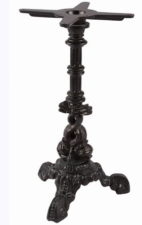 Cast Iron Table Top Restaurant Base. Vintage European Design