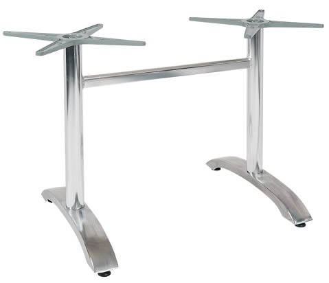 Rectangle Double Column Chrome  Aluminum Base