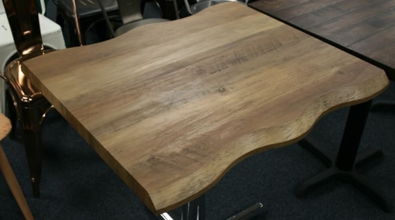 Live Edge Restaurant Wood MDF Tabletops