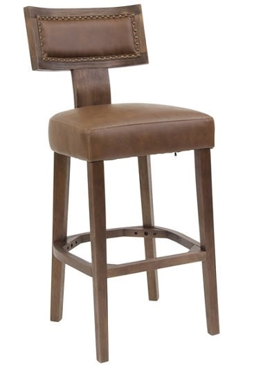 Upholstered Restaurant Barstool with Rich Brown Cushioned Vinyl Back & Seat – Commercial Restaurant Seating Upholstered Restaurant Barstool with Rich Brown Cushioned Vinyl Back & Seat – Commercial Restaurant Seating