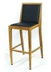 WOOD BAR  STOOLS