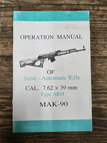 Mak 90 Operation Manual
