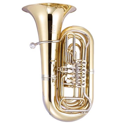 John Packer BBb Rotary Valve Tuba - JP Sterling - 3/4 size - gold lacquer