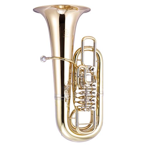 John Packer FF Rotary Valve Tuba - JP Sterling - gold lacquer