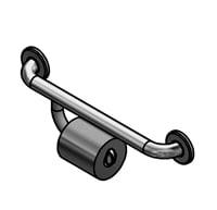 Grab Bars with Paper Holder