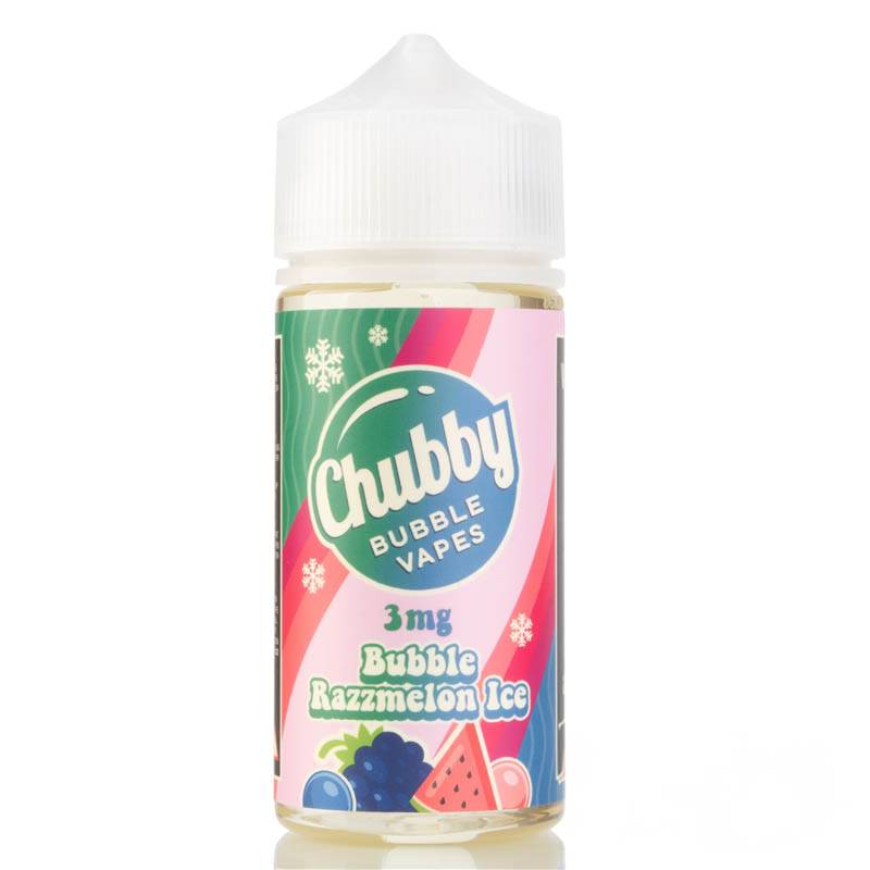 Bubble Razzlemelon Ice by Chubby Bubble Vapes - 100ml Bubble Razzlemelon Ice by Chubby Bubble Vapes - 100ml