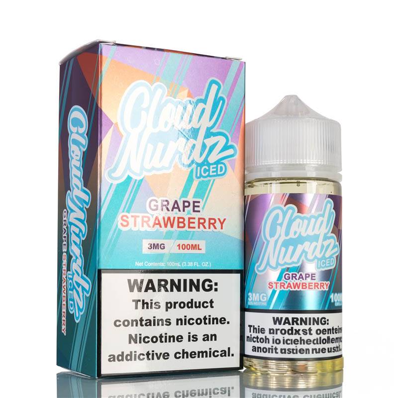 Grape Strawberry ICED by Cloud Nurdz - 100ml Grape Strawberry ICED by Cloud Nurdz - 100ml