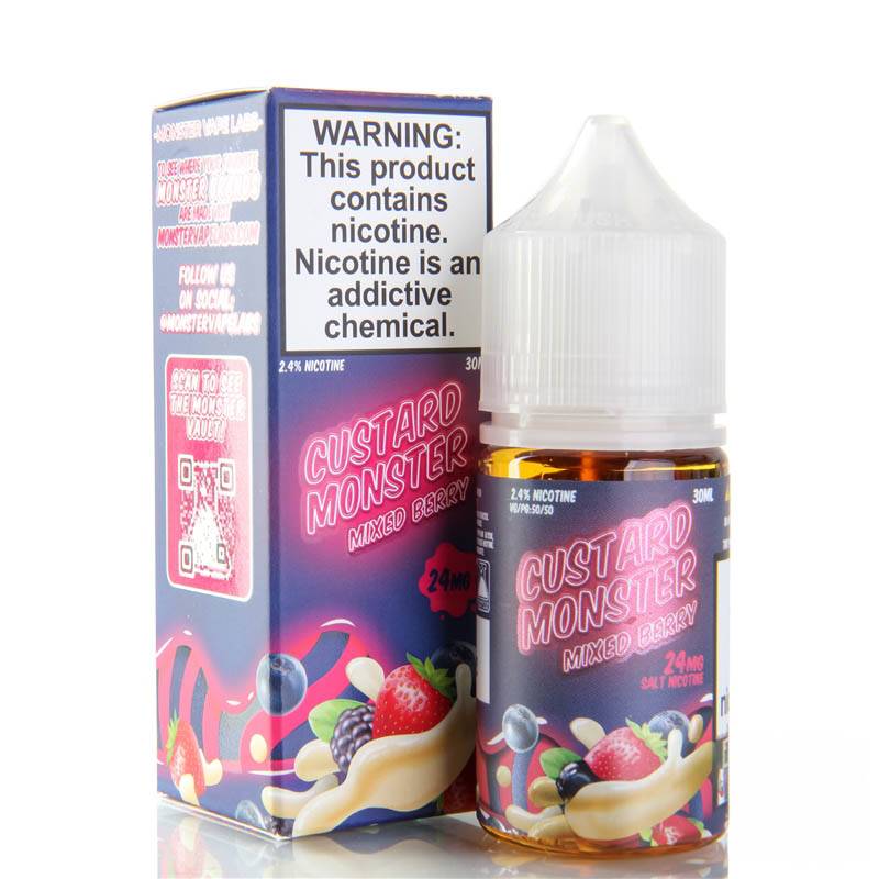 Mixed Berry by Custard Monster Nic Salt - 30ml