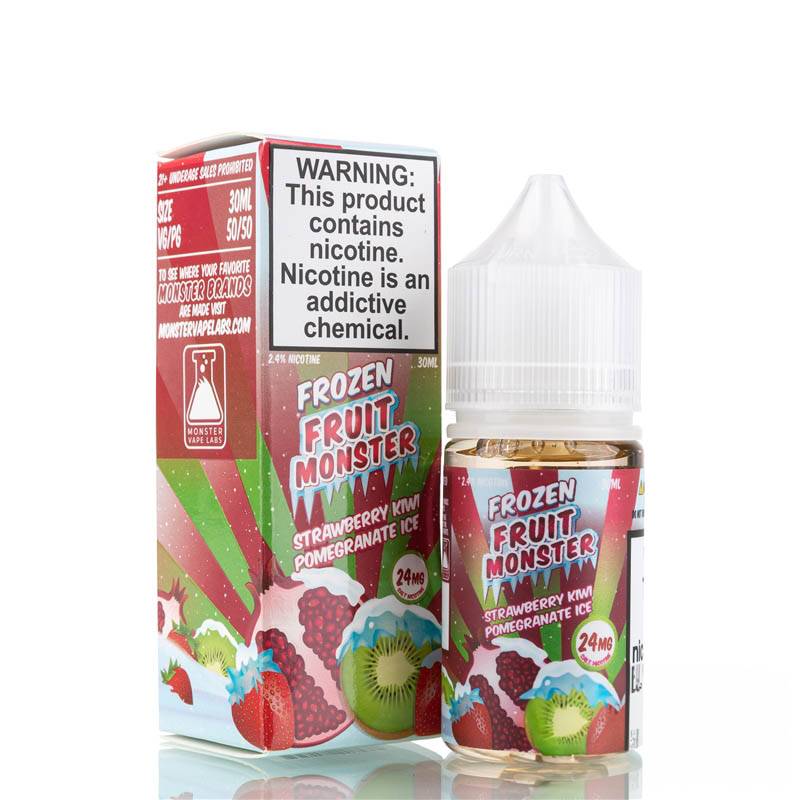 Strawberry Kiwi Pomegranate Ice by Frozen Fruit Monster Nic Salt - 30ml Strawberry Kiwi Pomegranate Ice by Frozen Fruit Monster Nic Salt - 30ml