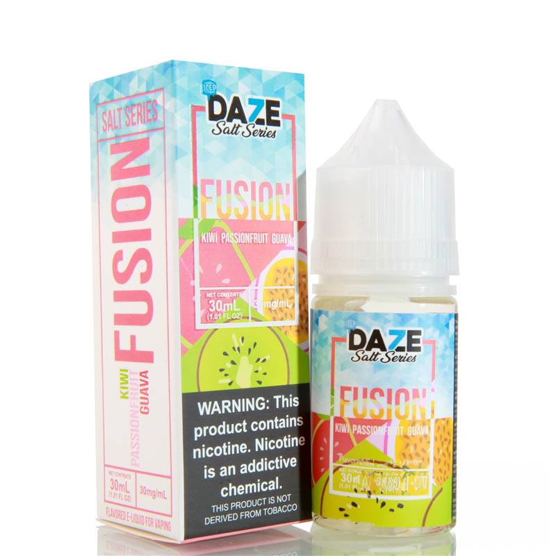 Fusion Kiwi Passionfruit Guava Iced by 7 Daze Salt Series - 30ml Fusion Kiwi Passionfruit Guava Iced by 7 Daze Salt Series - 30ml