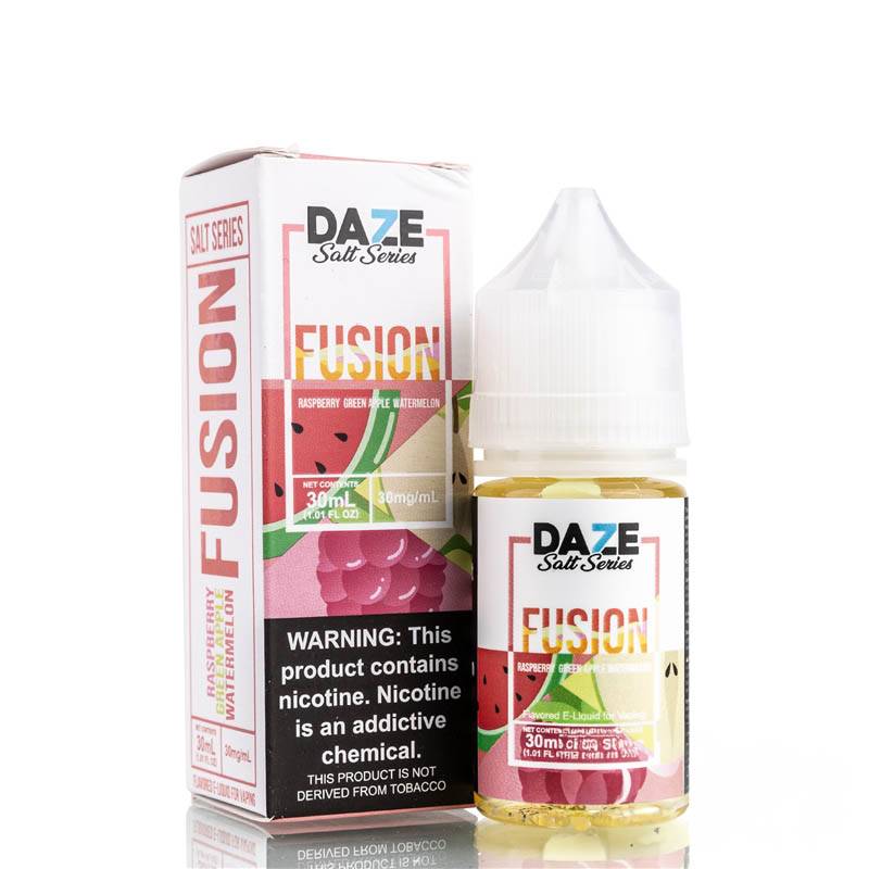Fusion Raspberry Green Apple Watermelon by 7 Daze Salt Series - 30ml Fusion Raspberry Green Apple Watermelon by 7 Daze Salt Series - 30ml