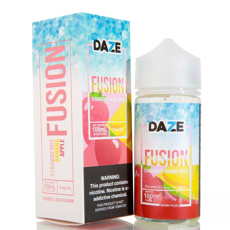 Fusion Strawberry Banana Apple Iced by 7 Daze - 100ml