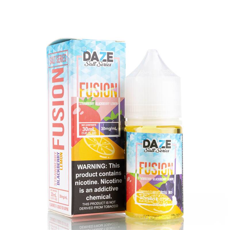 Fusion Strawberry Blackberry Lemon Iced by 7 Daze Salt Series - 30ml