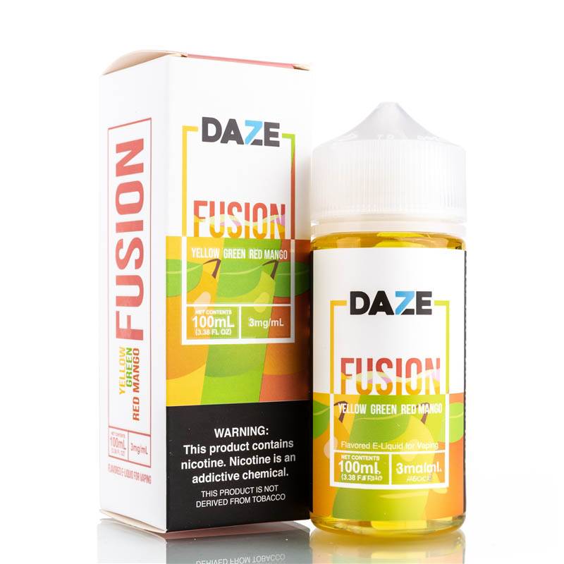 Fusion Yellow Green Red Mango by 7 Daze - 100ml