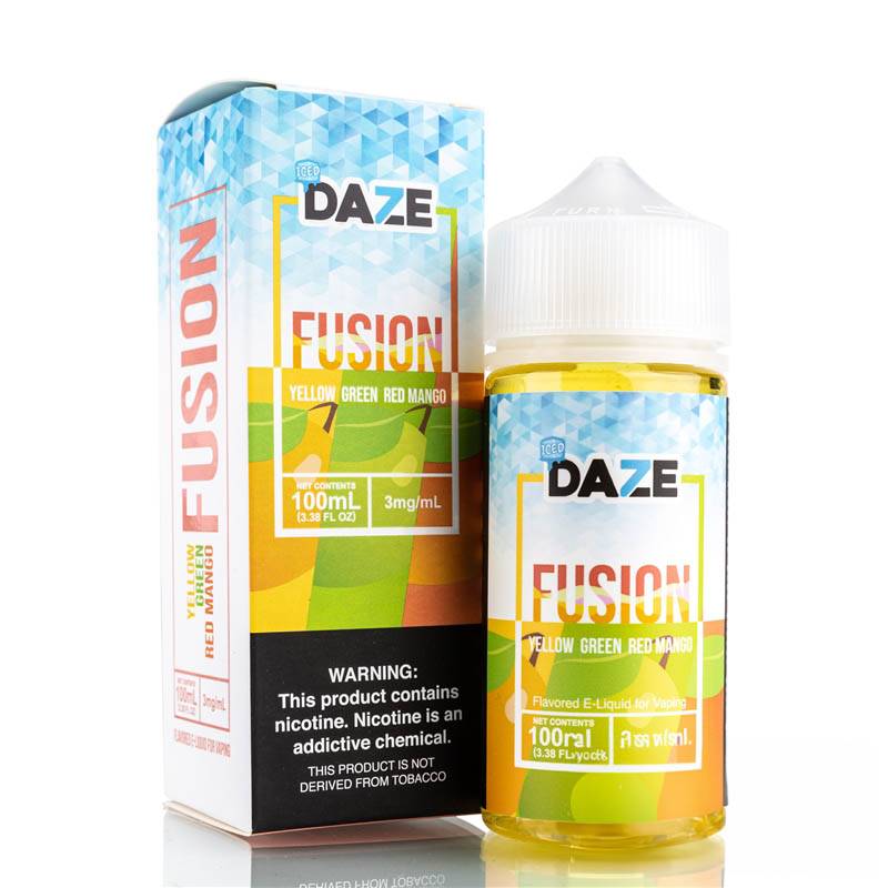 Fusion Yellow Green Red Mango Iced by 7 Daze - 100ml