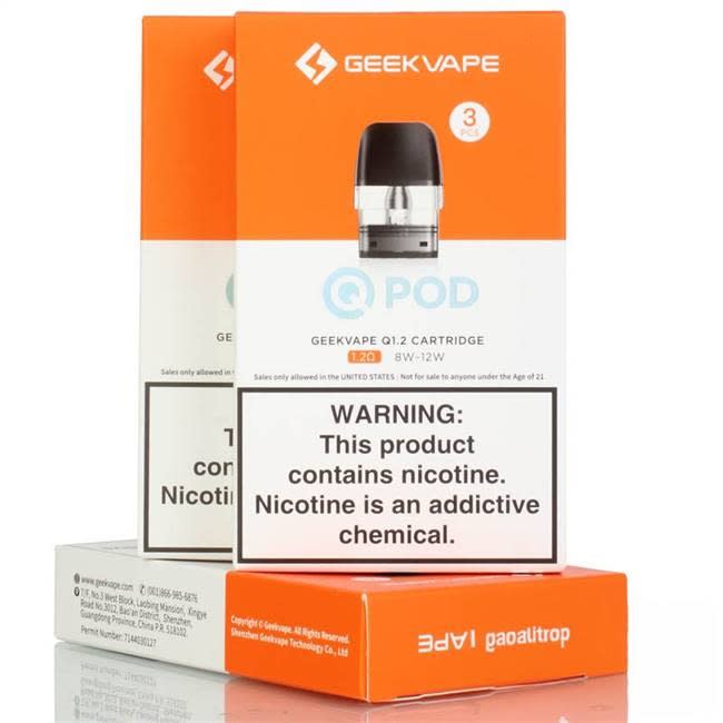 GeekVape Q Side Fill Series Pod Cartridge - Pack of 3 GeekVape Q Side Fill Series Pod Cartridge - Pack of 3