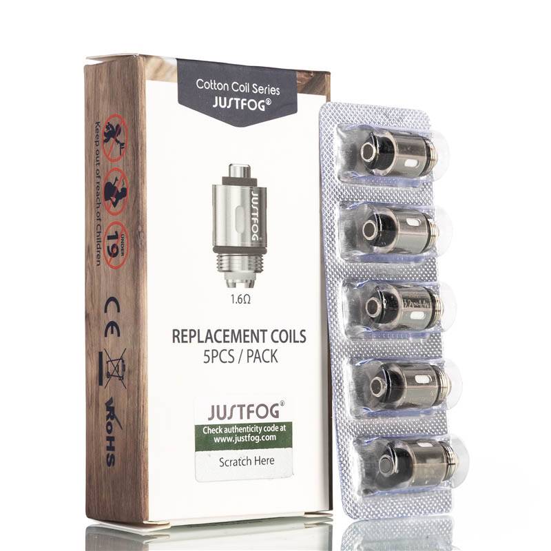 Justfog QPod Replacement Coil - Pack of 5 Justfog QPod Replacement Coil - Pack of 5