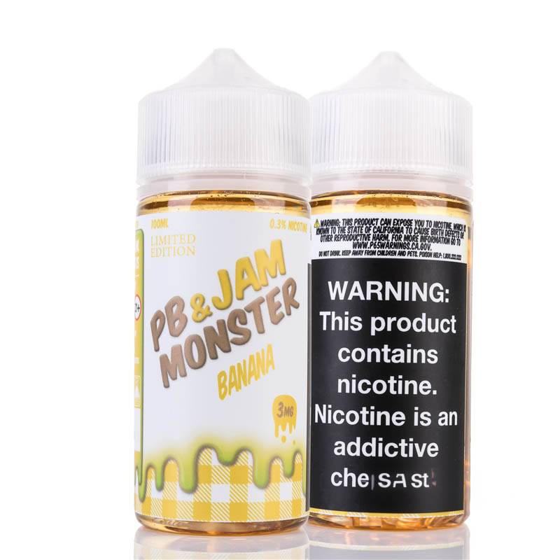 PB & Banana Jam Monster by Jam Monster - 100ml