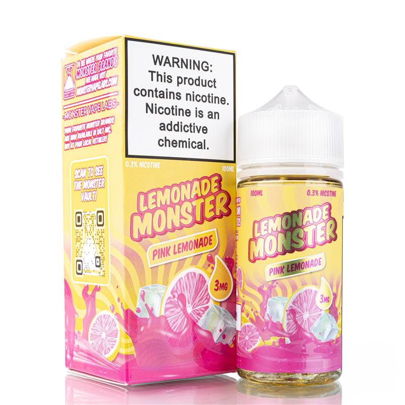 Pink Lemonade By Lemonade Monster - 100ml Pink Lemonade By Lemonade Monster - 100ml