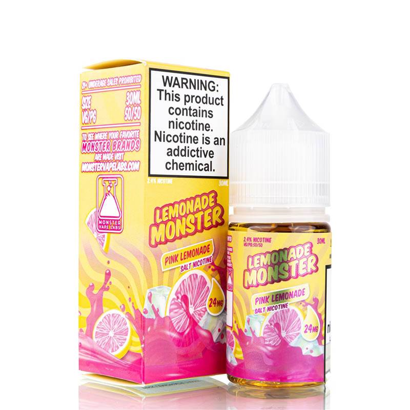 Pink Lemonade by Lemonade Monster Nic Salt - 30ml