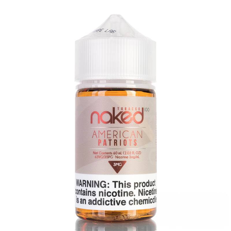 American Patriots by Naked 100 Tobacco - 60ml