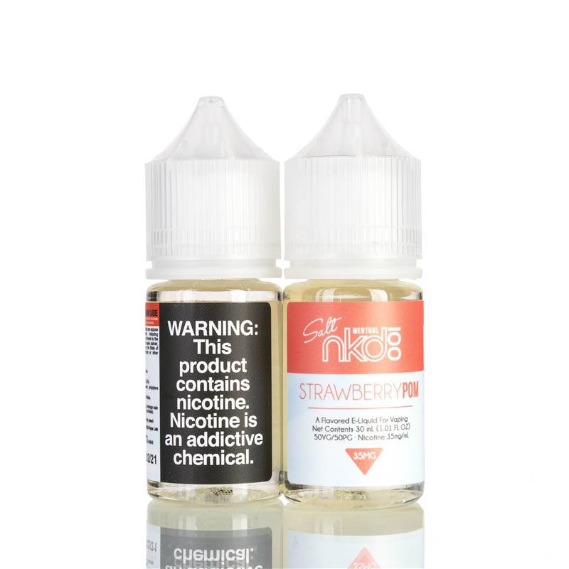 Strawberry Pom by Naked 100 Menthol Salt - 30ml Strawberry Pom by Naked 100 Menthol Salt - 30ml