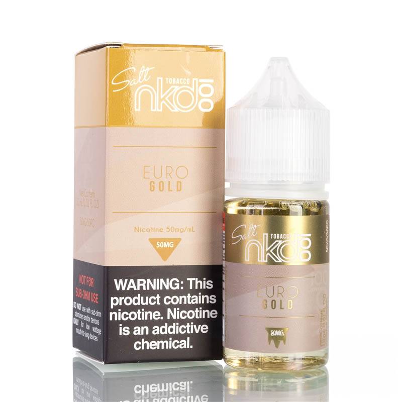 Euro Gold by Naked 100 Tobacco Salt - 30ml Euro Gold by Naked 100 Tobacco Salt - 30ml