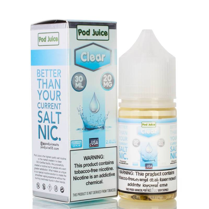 Clear by Pod Juice - 30ml Clear by Pod Juice - 30ml