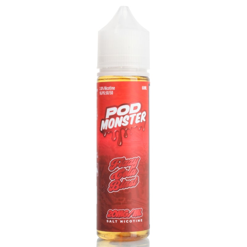 Fizzy Cola Blast By Pod Monster Salts - 60ml Fizzy Cola Blast By Pod Monster Salts - 60ml