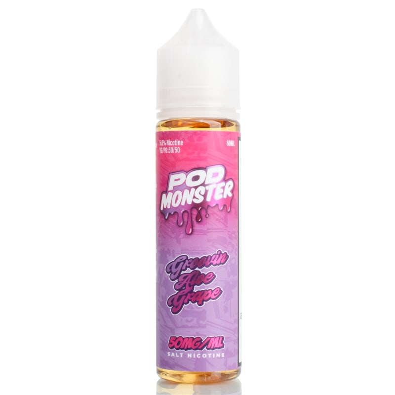 Groovin Aloe Grape By Pod Monster Salts - 60ml Groovin Aloe Grape By Pod Monster Salts - 60ml