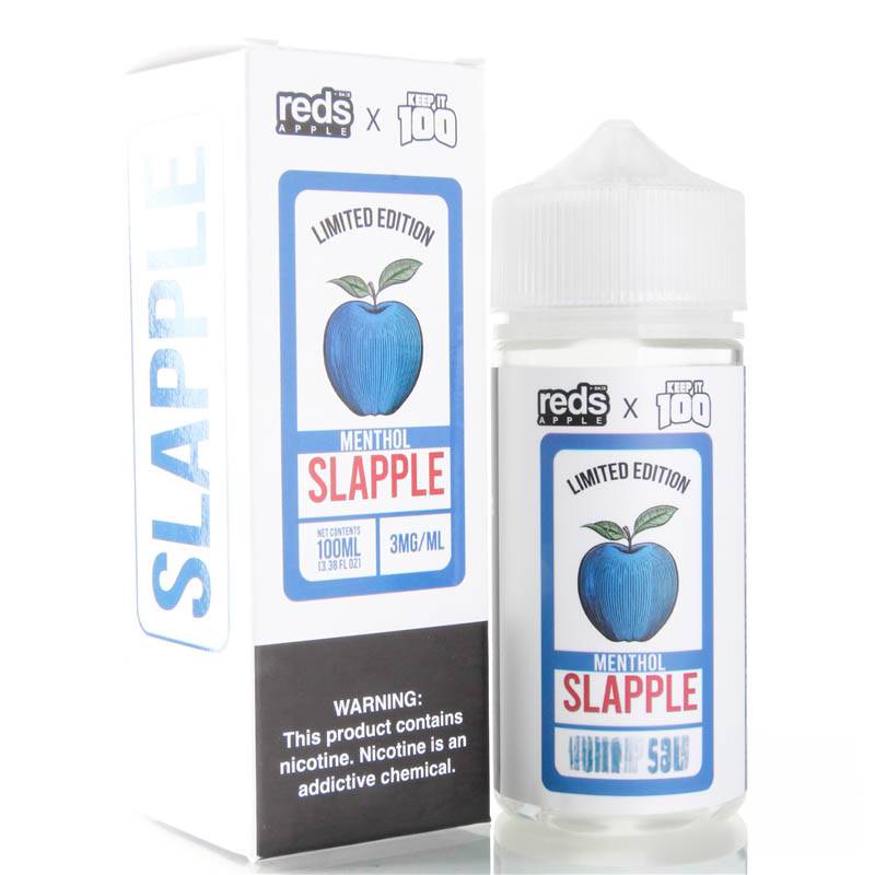 Slapple Menthol by 7 Daze x Keep it 100 - 100ml Slapple Menthol by 7 Daze x Keep it 100 - 100ml