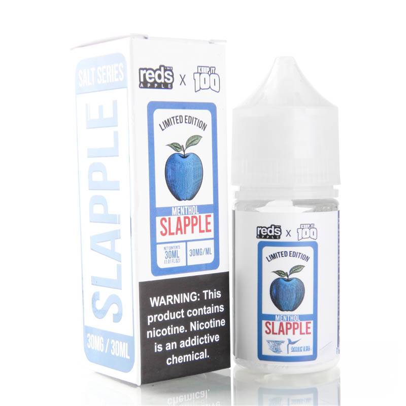 Slapple Menthol by 7 Daze x Keep it 100 Salt - 30ml Slapple Menthol by 7 Daze x Keep it 100 Salt - 30ml