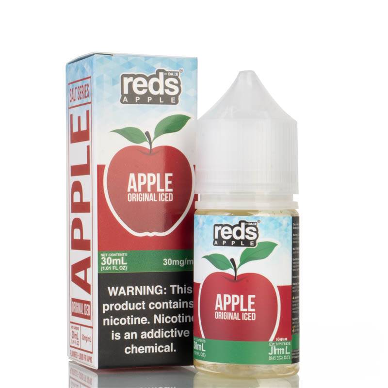 Reds Apple Original Iced by 7 Daze Salt Series - 30ml Reds Apple Original Iced by 7 Daze Salt Series - 30ml