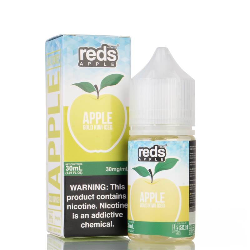 Reds Apple Gold Kiwi Iced by 7 Daze Salt Series - 30ml Reds Apple Gold Kiwi Iced by 7 Daze Salt Series - 30ml