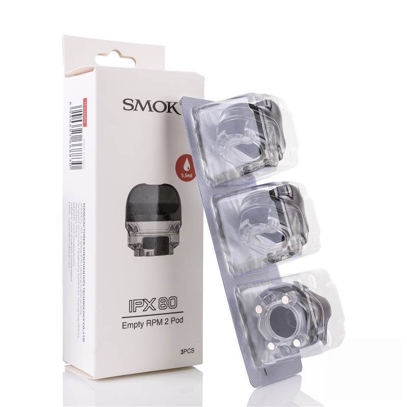 SMOK IPX 80 Empty Pod Cartridge - Pack of 3