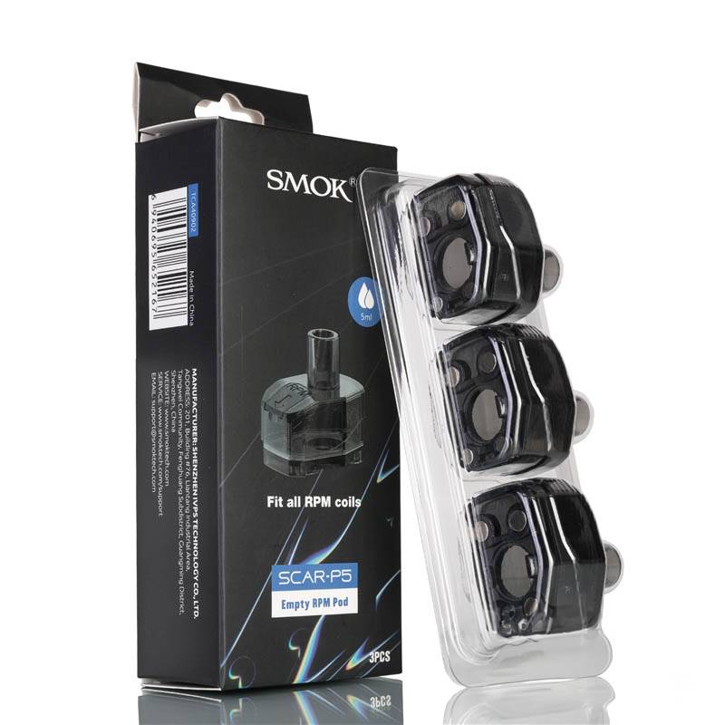 SMOK SCAR-P5 Empty Pod Cartridge - Pack of 3