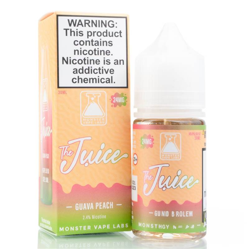 Guava Peach by The Juice Salt - 30ml Guava Peach by The Juice Salt - 30ml