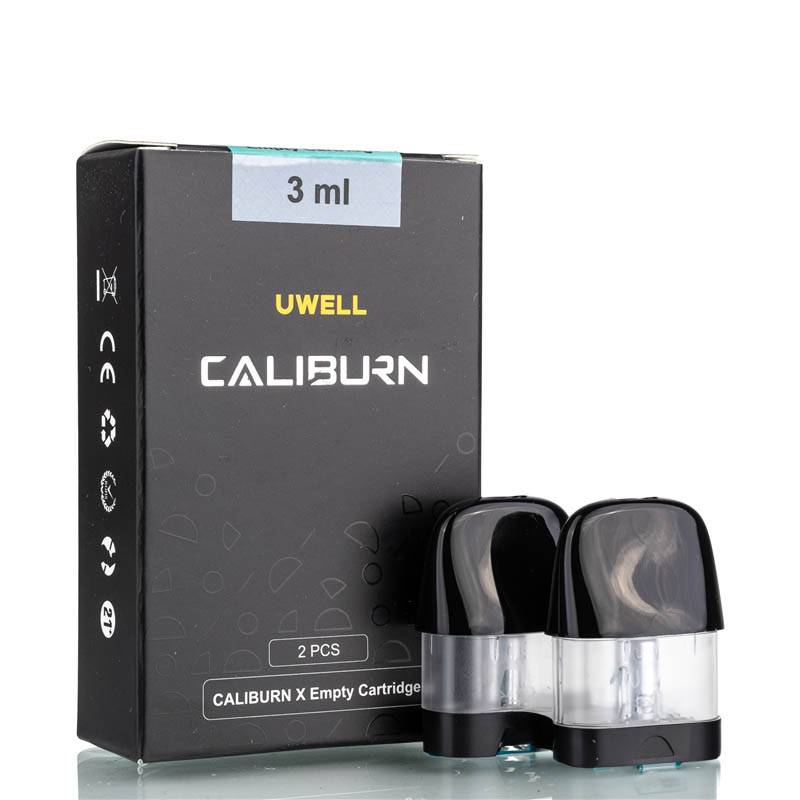 Uwell Caliburn X Empty Pod Cartridge - Pack of 2 Uwell Caliburn X Empty Pod Cartridge - Pack of 2