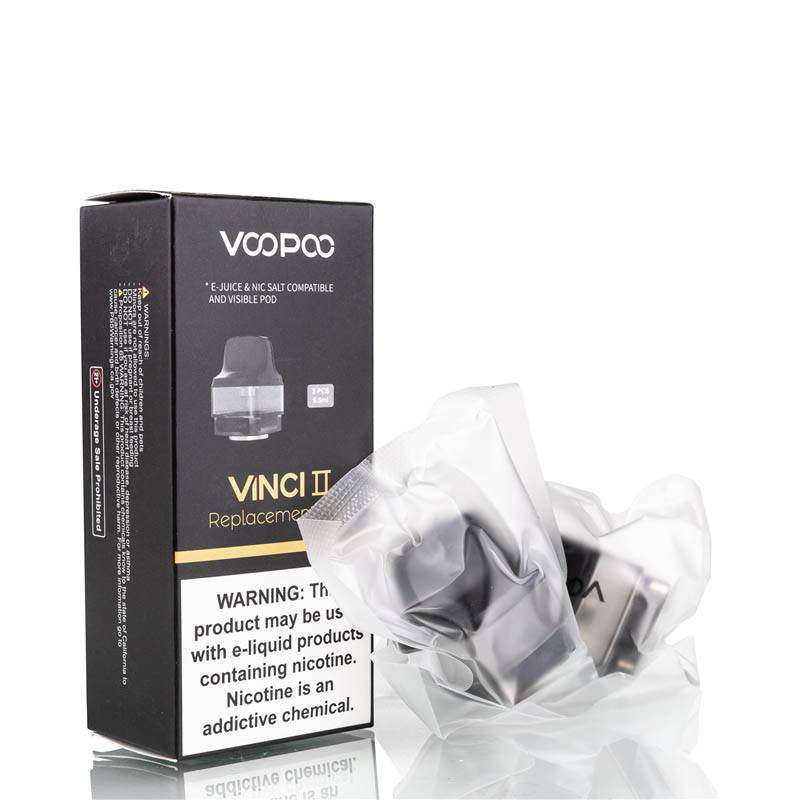 VooPoo VINCI 2 / X2 Empty Pod Cartridge - Pack of 2 VooPoo VINCI 2 / X2 Empty Pod Cartridge - Pack of 2