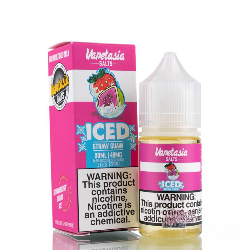 Iced Straw Guaw by Vapetasia Salts - 30ml