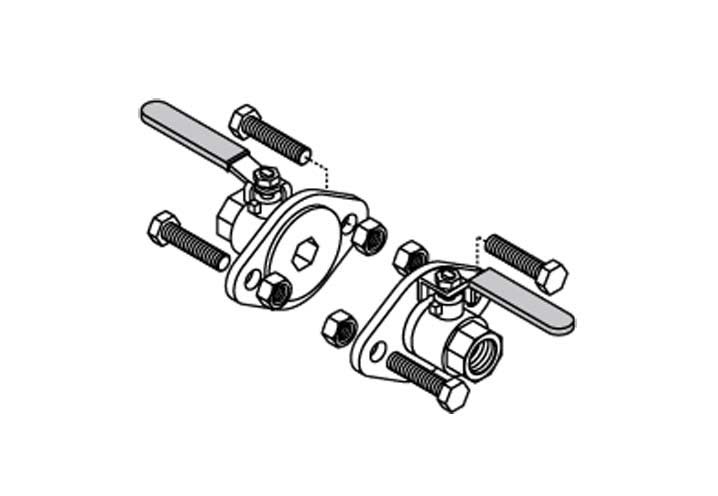 Isolation Flange Kit, 3/4"
