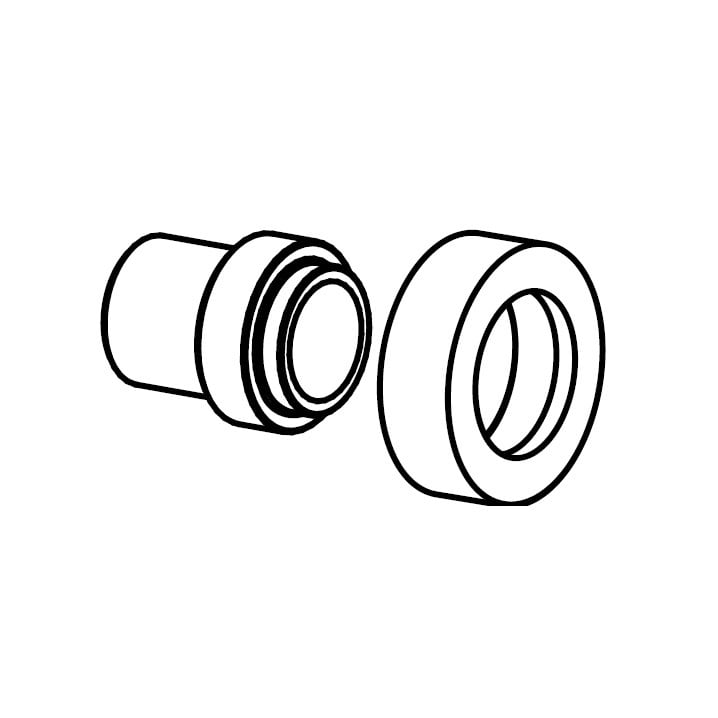 Firebox Door Bushing/Collar Kit, E-Classic models