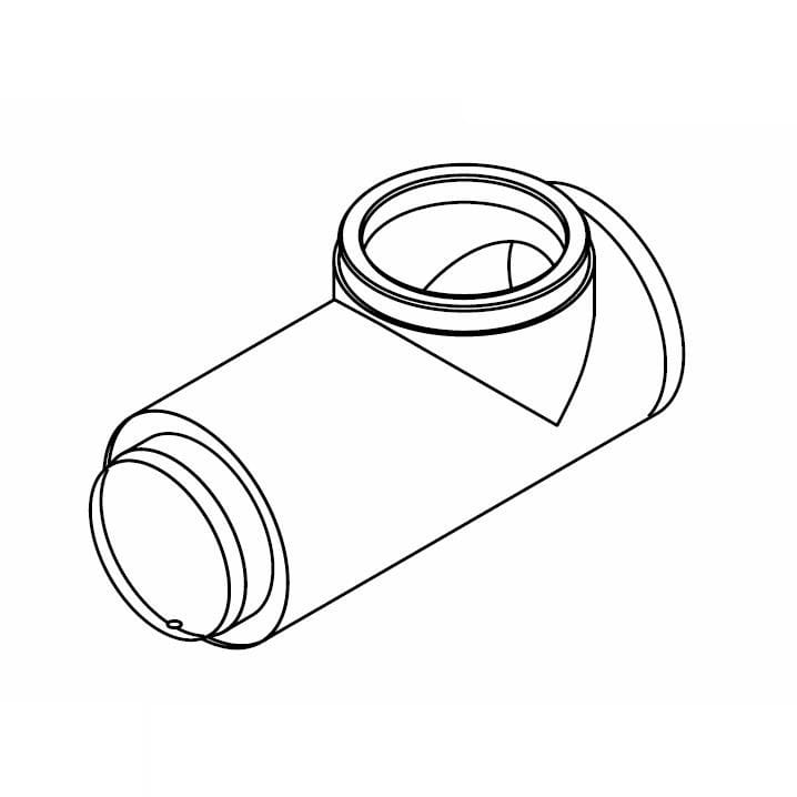 Chimney Tee Kit, 8" - Classic Edge 750/760/865/960