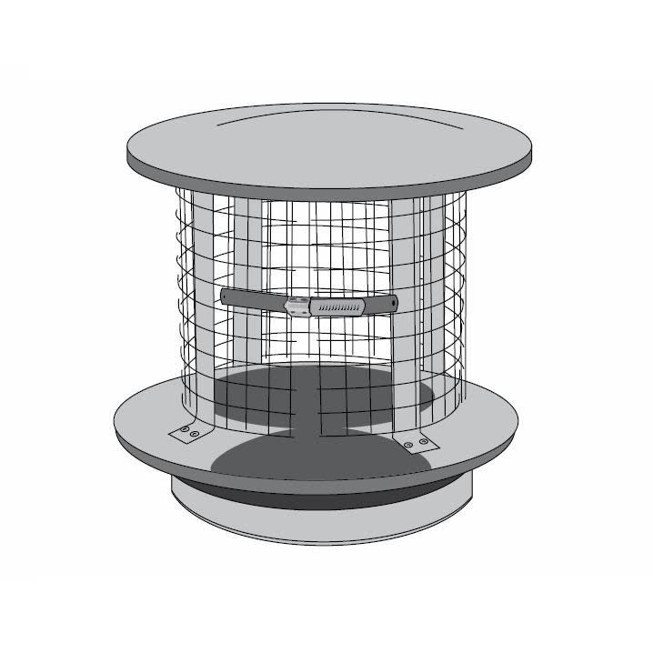Chimney Cap/Spark Arrestor, 8" Chimney Cap/Spark Arrestor, 8"