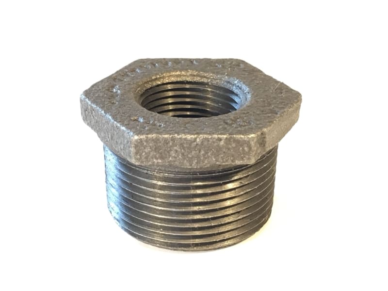 Hex Bushing, Black, 1-1/4" x 3/4"