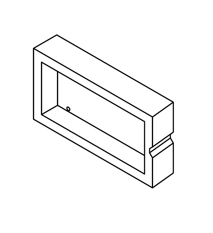 Refractory - Lower Door, Classic Edge 760/865 HDX